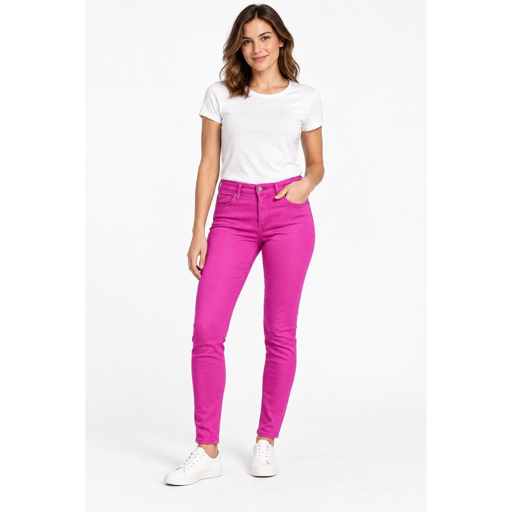 Hudson Krista Super Skinny Fuchsia Pink Jeans Size 28